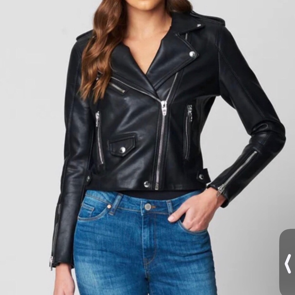 NWT BLANKNYC moto jacket vegan leather
